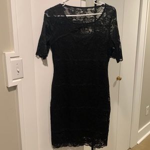 Black lace Guess Dress M